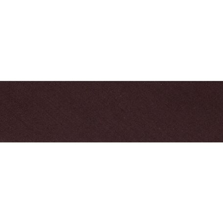 Essential Trimmings Polycotton Bias Binding - 25mm (Chocolate) - Per Metre