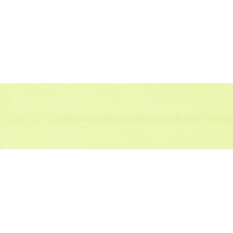 Essential Trimmings Polycotton Bias Binding - 25mm (Lemon) - Per Metre
