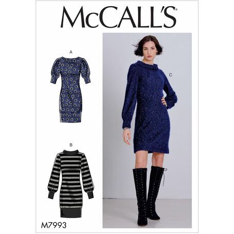 McCall's Pattern M7993 Misses Dresses