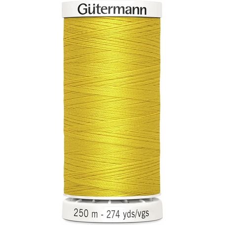 Gutermann Yellow Sew-All Thread: 250m (106) - Pack of 5