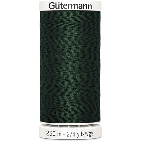 Gutermann Green Sew-All Thread: 250m (472) - Pack of 5