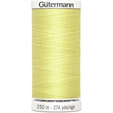 Gutermann Yellow Sew-All Thread: 250m (578) - Pack of 5