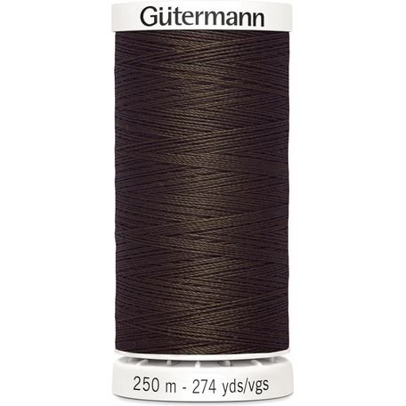 Gutermann Brown Sew-All Thread: 250m (694) - Pack of 5
