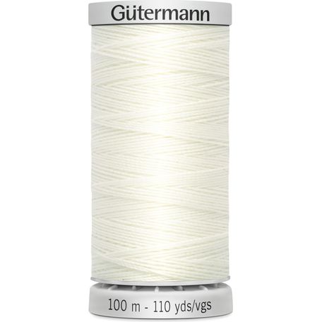 Gutermann Ivory White Upholstery Extra Strong Thread - 100m (111) - Pack of 5