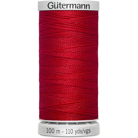 Gutermann Red Extra Strong Upholstery Thread - 100m (156) - Pack of 5