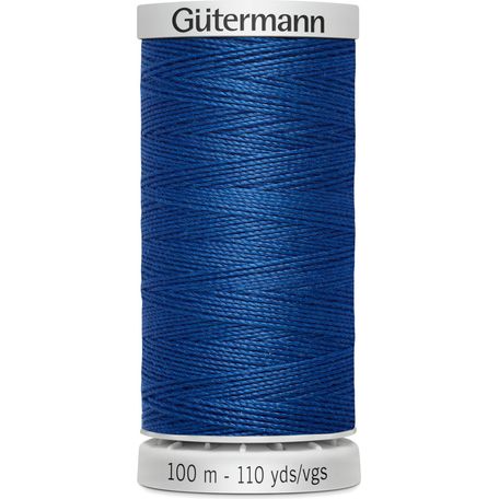 Gutermann Blue Extra Strong Upholstery Thread - 100m (214) - Pack of 5