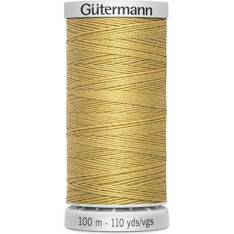 Gutermann Yellow Extra Strong Upholstery Thread - 100m (893) - Pack of 5