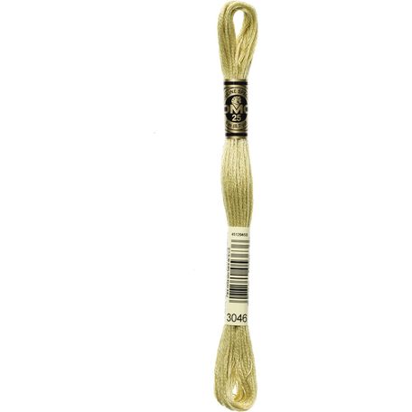 DMC: Mouliné Special 25: Colour 3046: Stranded Cotton: 8m
