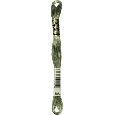 DMC: Mouliné Special 25: Colour 3052: Stranded Cotton: 8m