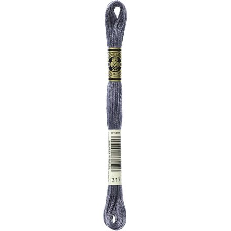 DMC: Mouliné Special 25: Colour 317: Stranded Cotton: 8m