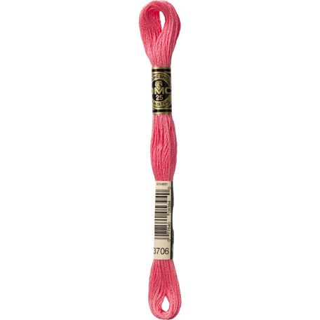 DMC: Mouliné Special 25: Colour 3706: Stranded Cotton: 8m
