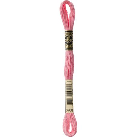 DMC: Mouliné Special 25: Colour 3708: Stranded Cotton: 8m