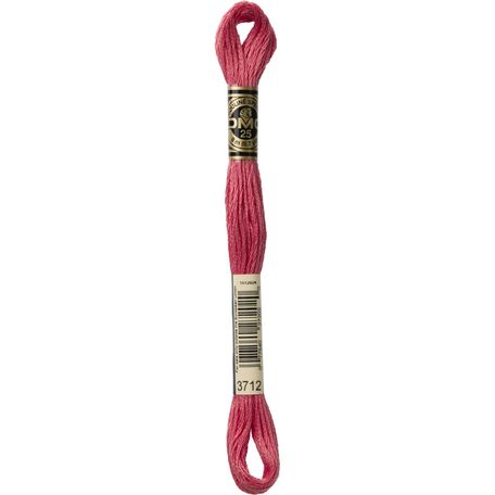 DMC: Mouliné Special 25: Colour 3712: Stranded Cotton: 8m