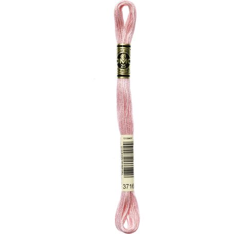 DMC: Mouliné Special 25: Colour 3716: Stranded Cotton: 8m