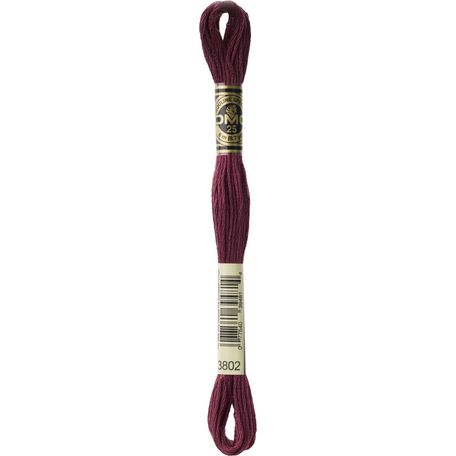 DMC: Mouliné Special 25: Colour 3802: Stranded Cotton: 8m