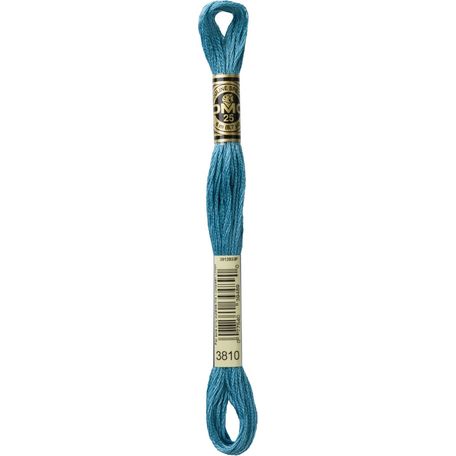 DMC: Mouliné Special 25: Colour 3810: Stranded Cotton: 8m