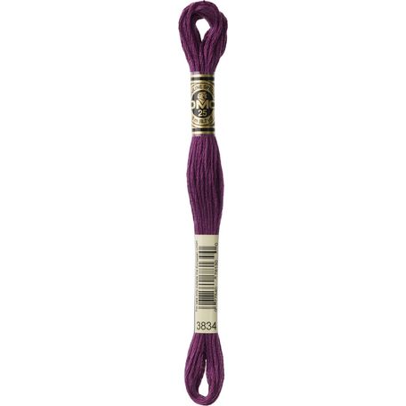 DMC: Mouliné Special 25: Colour 3834: Stranded Cotton: 8m