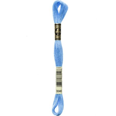 DMC: Mouliné Special 25: Colour 3846: Stranded Cotton: 8m