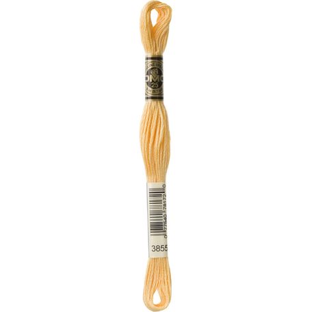 DMC: Mouliné Special 25: Colour 3855: Stranded Cotton: 8m