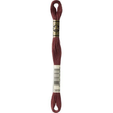 DMC: Mouliné Special 25: Colour 3858: Stranded Cotton: 8m