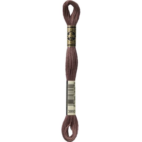 DMC: Mouliné Special 25: Colour 3860: Stranded Cotton: 8m