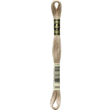 DMC: Mouliné Special 25: Colour 3864: Stranded Cotton: 8m