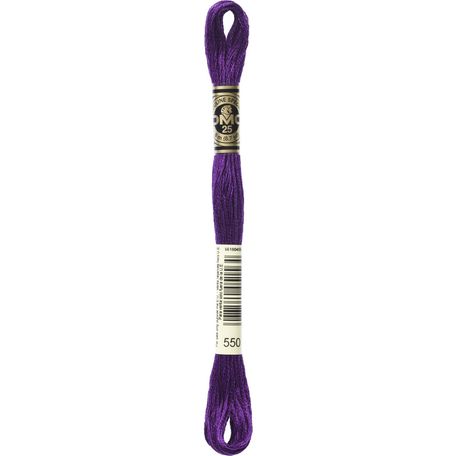 DMC: Mouliné Special 25: Colour 550: Stranded Cotton: 8m