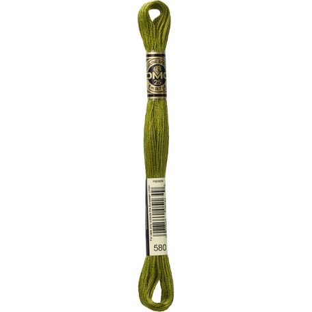 DMC: Mouliné Special 25: Colour 580: Stranded Cotton: 8m