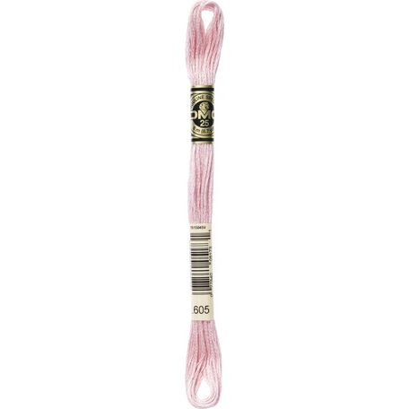 DMC: Mouliné Special 25: Colour 605: Stranded Cotton: 8m