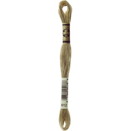 DMC: Mouliné Special 25: Colour 612: Stranded Cotton: 8m