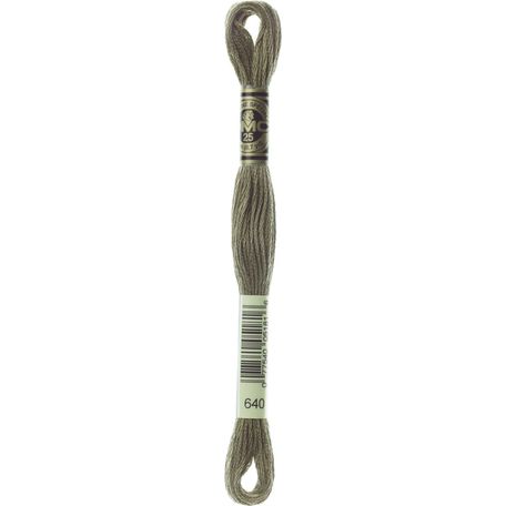 DMC: Mouliné Special 25: Colour 640: Stranded Cotton: 8m