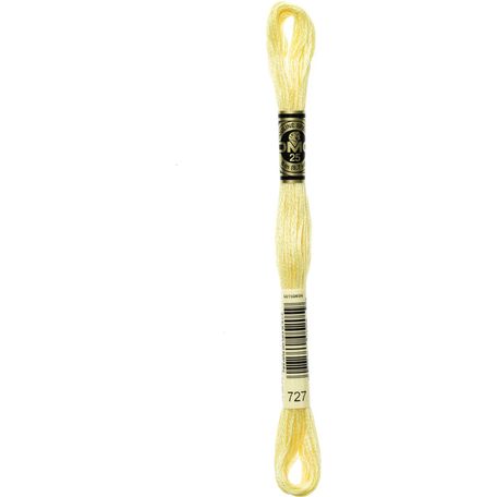 DMC: Mouliné Special 25: Colour 727: Stranded Cotton: 8m