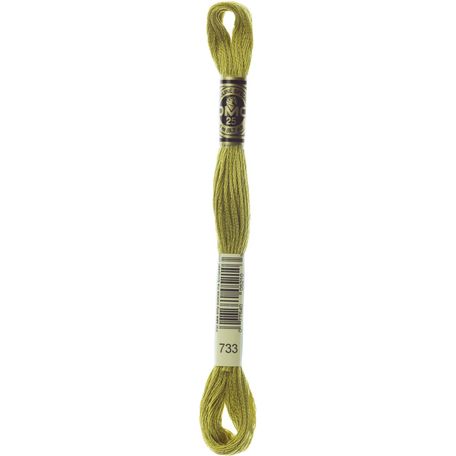 DMC: Mouliné Special 25: Colour 733: Stranded Cotton: 8m