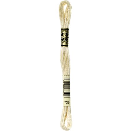 DMC: Mouliné Special 25: Colour 739: Stranded Cotton: 8m