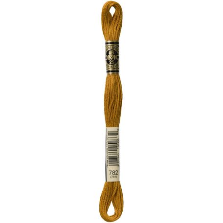 DMC: Mouliné Special 25: Colour 782: Stranded Cotton: 8m