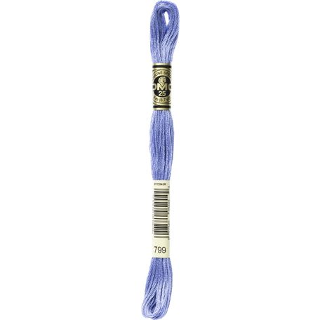DMC: Mouliné Special 25: Colour 799: Stranded Cotton: 8m