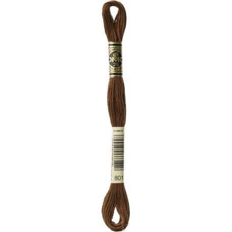 DMC: Mouliné Special 25: Colour 801: Stranded Cotton: 8m