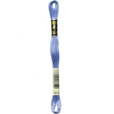 DMC: Mouliné Special 25: Colour 813: Stranded Cotton: 8m