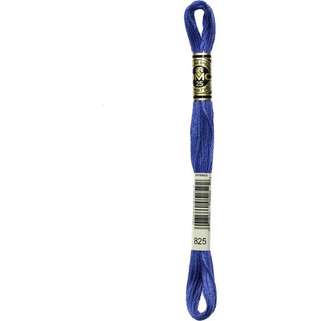 DMC: Mouliné Special 25: Colour 825: Stranded Cotton: 8m