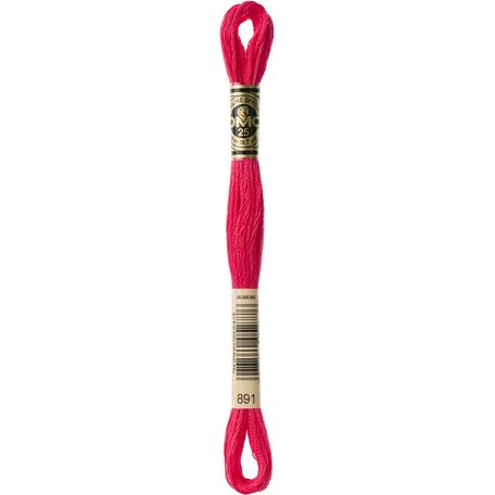 DMC: Mouliné Special 25: Colour 891: Stranded Cotton: 8m