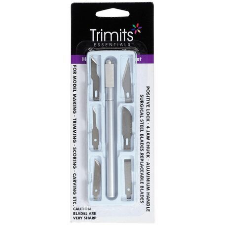Trimits Art / Hobby Knife Set with Multiple Blades