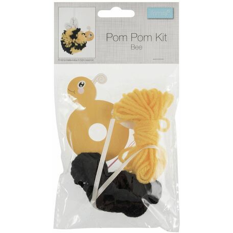 Trimits Pom Pom Bumble Bee Decoration Kit