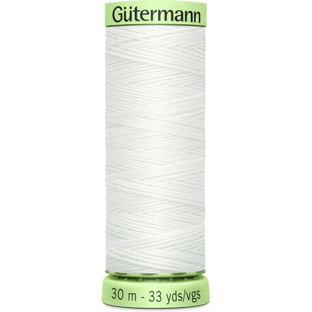Gutermann White Topstitch Polyester Thread (30m)