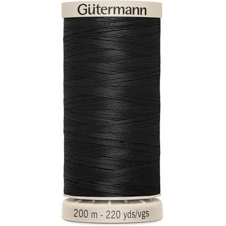 Gutermann Col. Black - Quilting thread 200M