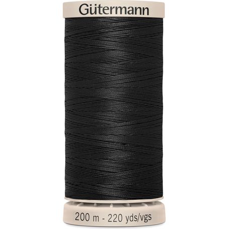 Gutermann Col. Black - Quilting thread 200M - Pack of 5
