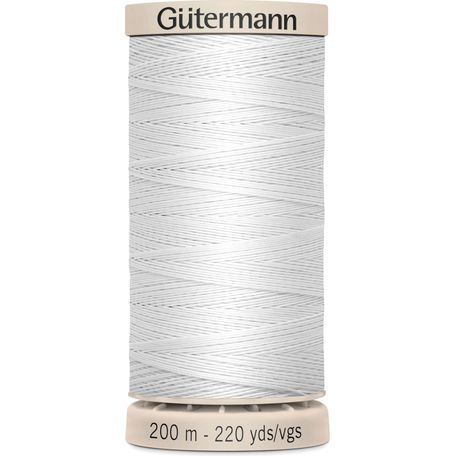 Gutermann Col. White - Quilting thread 200M - Pack of 5