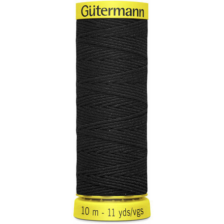 Gutermann Col. Black - SHIRRING Elastic thread 10M