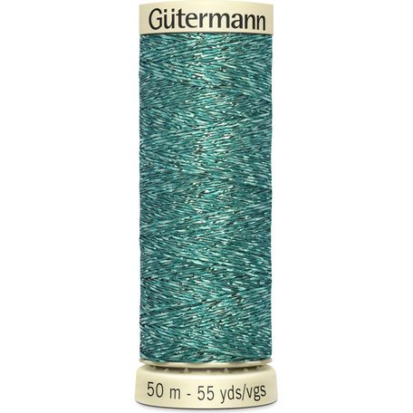 Gutermann Metallic Effect Thread: 50m: Col. 235 - Pack of 5