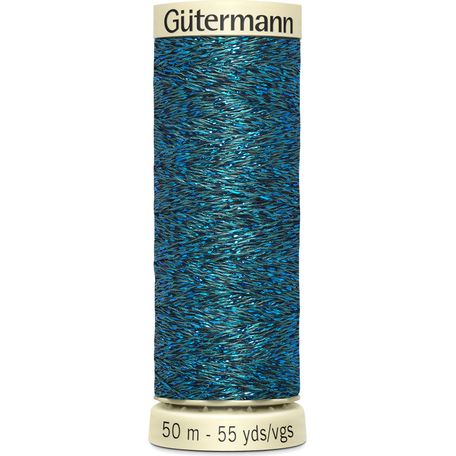 Gutermann Metallic Effect Thread: 50m: Col. 483 - Pack of 5