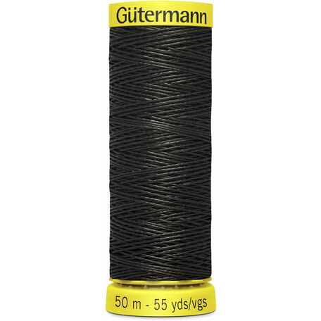 Gutermann Linen Thread: 50m: Col. Black